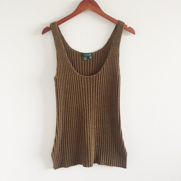 Lauren Ralph Lauren Tops - Lauren Ralph Lauren Knit Tank Top Size LP